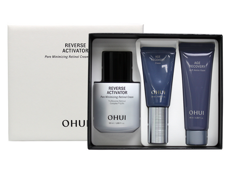 Ohui reverse activator pore minimizing retinol cream set